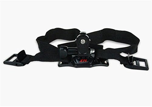 ABTO New Vented Adjustable Head Adapter Strap Belt Mount Holder Helmet For GS / G1S Sport Action Camera