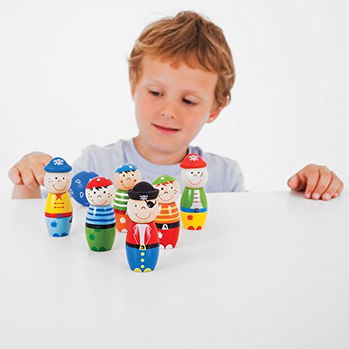 Bigjigs Toys Wooden Pirate Skittles