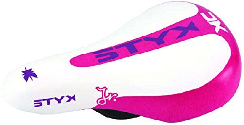 Preisvergleich Produktbild Styx pink / weiß Kindersattel