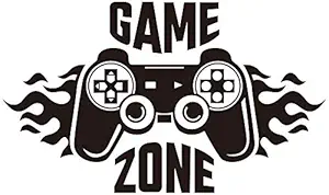 VVWV Game Zone Gamer Controller Wall Stickers for Office Home Bedroom Boys L x H 65 cm x 45 cm