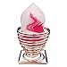 Covermason Exquisite Sponge Holder Makeup Egg Powder Puff Display Drying Stand Stencil Rack (Square Base, Rose Gold)