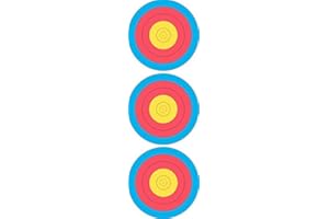 JVD 3 x 20cm FITA Target Face Vertical 3 Spot Reinforced Paper