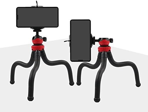 The Fone Stuff Action Camera Tripod, Octopus Mini Adjustable Flexible Mount Holder Stand, Ball Head for Go Pro, Fusion Session New Hero Editions and Other Action Cameras