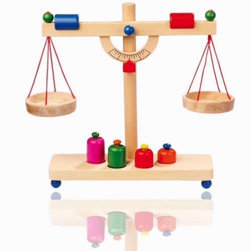 Legler Spielküche Kinder Spielwaage Waage Balkenwaage