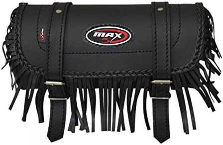 Motorbike Leather Luggage Rolls MAXFIVE MTB-III Braid Leather Motorcycle Saddle Bag Bike Panniers Touring Panniers Motorcycle luggage Tool Rolls Bike Rack Bag Strap On Travel Bags