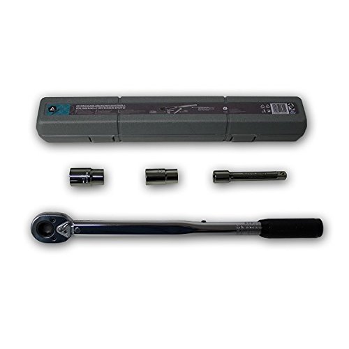 AUTONIK 113010 Automatischer Drehmomentschlüssel 1/2 Zoll inklusive Verlängerung mit 2 Einsätzen 17/19 und 21/23 mm, TÜV - 5