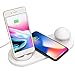 Produktbild 3 In 1 Fast Wireless Charger Pad Night Lamp Für iPhone Samsung Android Micro Type C Mushroom Light Qi Wireless Charging