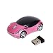 Produktbild LANDFOX 2.4GHz Auto Geformt  1200DPI Kabellos Optische Maus USB Scroll Mäuse für Tablet Laptop (Rosa)