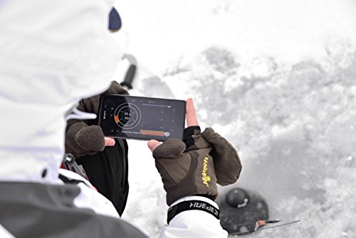 Deeper Fischfinder Friday Lab DP0H10S10 - smart portabler Bluetooth Angel Fishfinder mit App fÃ¼r Apple iphone ipad Smartphone und Tablet-PC fÃ¼r Android und iOS, schwarz