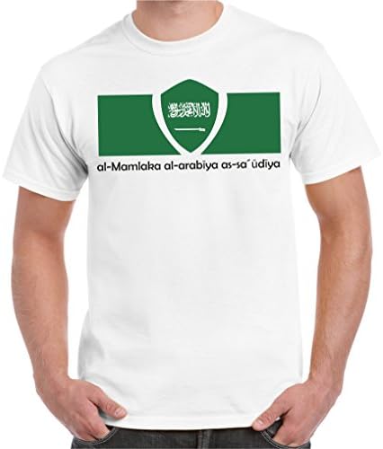 2018 World Cup Men's T-Shirt Saudi Arabia Flag Size S- 5XL Oversized