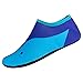 Produktbild Strandschuhe Kinder Wasserschuhe, Sunday Jungen Mädchen Schwimmen Tauchen Socken Outdoor Wassersport Rutschfeste Schuhe Meer Aquaschuhe Surfschuhe Schwimmschuhe (Blau, XL (10-11T))