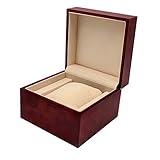 Hochwertiges Material: Das Uhrengehäuse ist aus hochwertigem Holz gefertigt, hochstrukturiert und schätzt Ihr luxuriöses Temperament. (Dieses Produkt verkauft nur Uhrengehäuse, sonstiges Zubehör nicht enthalten)