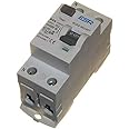 80 Amp 100mA Time Delay RCD RCCB Trip Switch Double Pole DIN Rail Single Phase 230 Volt