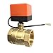 Produktbild Aiming Elektrische Kugelventilsteuerung Messinggewinde Stabile motorisierte elektrischer Kugelhahn AC220V DC12V / 24V 3-adrig
