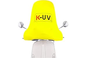 K-UV® Copri Parabrezza Universale per Scooter e Moto. (Giallo)