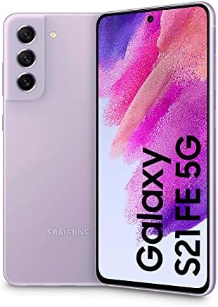 Samsung Galaxy S21 FE 5G Smartphone Android 128GB SIM Free Display 6.4" Dynamic AMOLED 2X, 3 Fotocamere Posteriori, Lavender [Versione Italiana]
