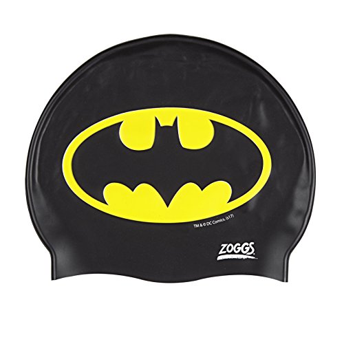 Zoggs Kids DC Super Heroes Batman Printed Swimming Goggles - Black/Yellow/Blue, 0-6 Years