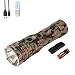 Produktbild WUBEN T70 Taschenlampe 4200 Lumen / 250 Meter cree XHP70.2 CW USB Wiederaufladbare LED Leistungsstarke Taschenlampe, mit 26650 Akku/Batterie + BanTac USB-Licht (Camo)