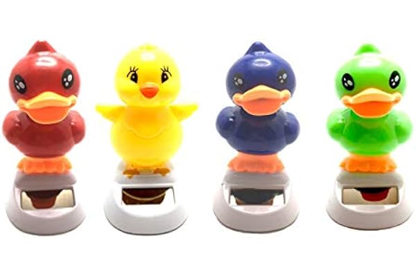 StarTec Figurine solaire en forme de canard