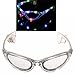 Produktbild OUTERDO 10er LED Brille Sonnenbrille Leuchtbrille Partybrille Karneval Disco Leucht