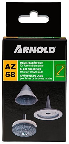 Arnold 6011-X1-0195 Schärf- und Auswuchtkit für Rasenmähermesser - 6