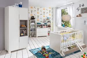 Chambre Bebe Complete Taupe Et Blanche Gabin 2 Portes Avec Amazon Fr Cuisine Maison