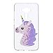 Produktbild ASUS ZenFone 3 ZE552KL Hülle, CaseLover Einhorn Silikon TPU Case Cover für ASUS ZenFone 3 ZE552KL Flüssige Sande Rückseitige Abdeckung Clear Crystal Schutzhülle Flowing Sparkles Case 5.5", Violett