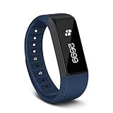 Tonbux Sport Armbanduhr Fitness Tracker Smart Bracelet Digital Smartwatch Aktivitätstracker Schrittzähler Kalorienzähler für Android und iOS Smartphone (Blau-1)