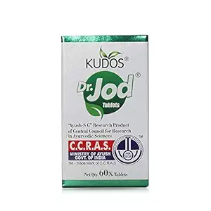 Kudos Ayurveda Dr. Jod Tablets Relief From Pain - Pack of 60 Pieces