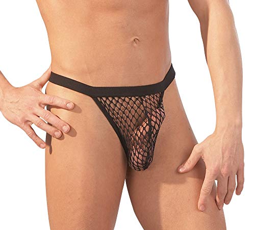 Preisvergleich Produktbild Svenjoyment String unten Mesh schwarz Medium