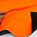 Produktbild TOLKO Outdoor Softshell Stoff Meterware | Wasserdicht, Strapazierfähiger, Atmungsaktiver Allwetterstoff für Jacken und Hosen | 140cm Breite (Neon-Orange)