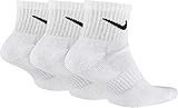 Original Products Nike Everyday Cush Ankle Running Socks 3 Pack White