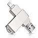 Produktbild 128 GB 3 in 1 USB Flash Drive Memory Expansion Multifunktions USB Stick kompatibel für iPhone/Android/Windows