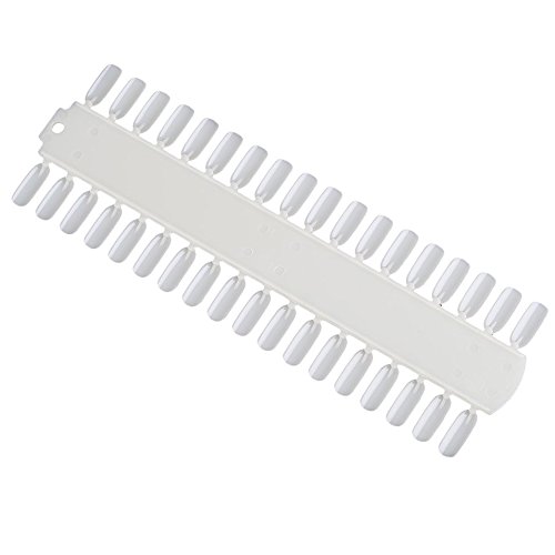 SODIAL(R) 36 tips Nail Color Display Card Nail Art Practice Design Training Polish Color Card Color Swatches