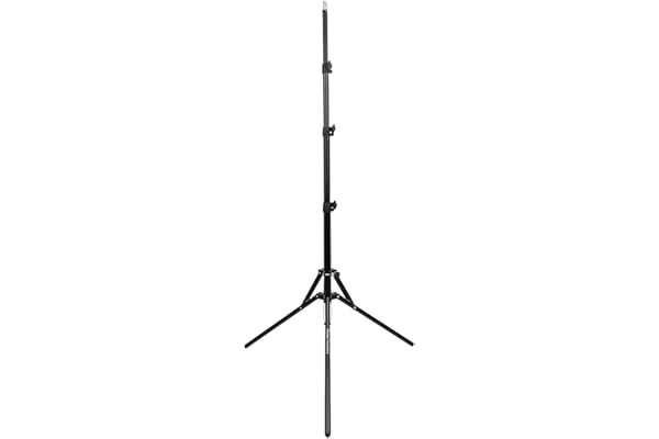 Dyazo 6 Feet Height Adjustable Aluminum Alloy Portable Light Stand for Ring Light 2.5 ft -6 ft Maximum Load Capacity 2 kgs (Black)
