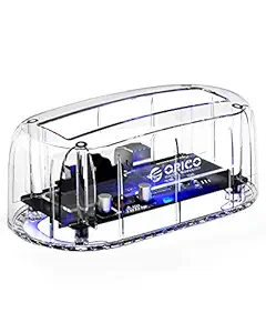 ORICO USB3.0 to SATA External Hard Drive Docking Station for 2.5 / 3.5 inch SATA HDD / SSD [Support UASP and 8TB].