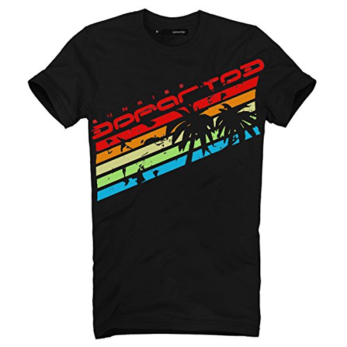 DEPARTED Herren T-Shirt mit Print / Aufdruck 2722-010 - new fit Größe XL, black DEPARTED Herren T-Shirt mit Print / Aufdruck 2722-010 - new fit Größe XL, black