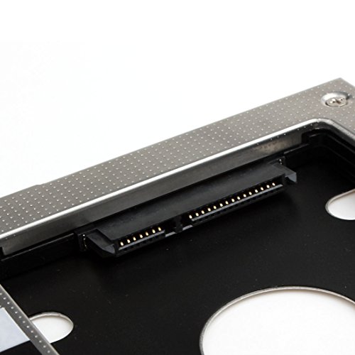 DiGiYes® 9.5mm / 0.4in Universelle Second HDD Festplatte Ultrabay Slim Caddy Modul Adapter Für Lenovo Y400 Y500 - 6