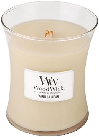 Virginia Woodwick Crackling Candle Medium - Vanilla Bean