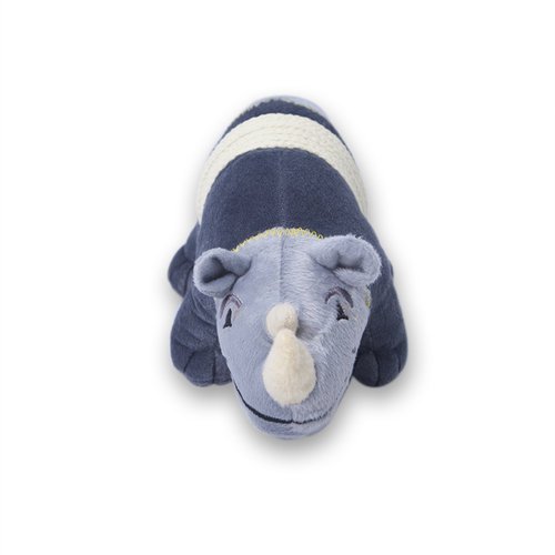 comprare on line Pro Goleem durevole Squeak Dog Toy sturdy morbido peluche masticare giocattolo fantastico Hits Rhino giocattolo per animali domestici prezzo