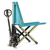 Der elektrohydraulische Scheren-Hubwagen Ameise bietet robuste Ameise-Qualität und sorgt für ergonomische Arbeitsabläufe. Der 0,8 kW Hubmotor unterstützt Sie beim schnellen und kraftschonenden Heben von Lasten bis 1.000 kg per Knopfdruck. Der Scheren-Gabelhubwagen ist ein Universaltalent und kann als Handhubwagen, Hubtisch, Bereitstelltisch oder Werkbank eingesetzt werden. Bei Bedarf können Sie auch auf die manuelle Hubfunktion mit zuschaltbarem Quicklift zurückgreifen.