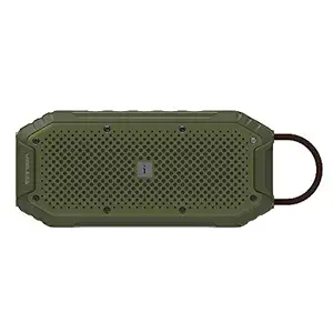 iBall Musi - Rock 16 Watt Truly Wireless Bluetooth Portable Speaker (Military Green)