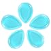 Elera 5 Pieces Silicone Makeup Sponge Applicator for Blending Liquid Foundation or Creams