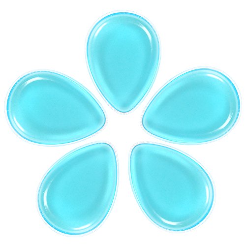 Elera 5 Pieces Silicone Makeup Sponge Applicator for Blending Liquid Foundation or Creams