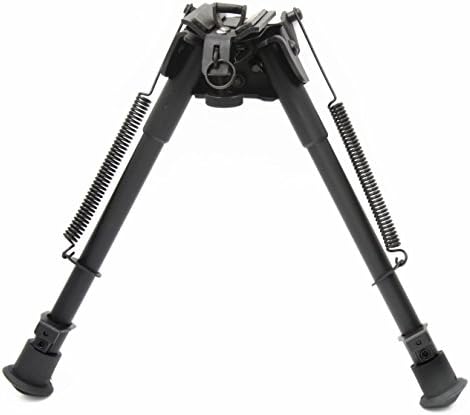 JINSE Tactical Super Duty Bipod Folding Swivel Adjustable 9-13 inches