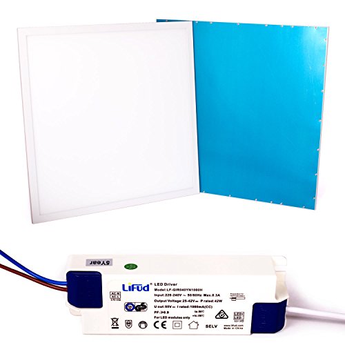 Preisvergleich Produktbild INDUSTRIESTANDARD 36W LED Panel 62x62 5 Jahre Garantie zum Schnäppchenpreis wegen Markeneinführung von Taloya!!! neutralweiß tageslichtweiß tageslicht 4000K Rahmen weiß 100lm / W 83Ra A+ flach dünn slim Einlegeleuchte Rasterdecke Odenwald Deckenplatte Odenwalddecke Flächenleuchte Flächenlampe Lichtpanel Quadrat Leuchte Panelleuchte 62x62cm 620x620 60x60 60 x 60 4000 Kelvin 4000 Lumen 40W