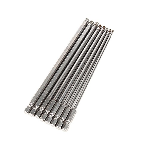 8 150 mm t9-t40 Länge Magnetic Torx-Schraubendreher-Bits 1/10,2 cm Sechskantschaft S2-Stahl Elektrische screwdrier Werkzeug