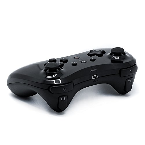 QUMOX 2 x Controlador de Mano Wireless Gamepad Joypad Remoto Mando de Juego para Nintendo Wii U Pro