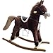 Supreme Baby Dusty Rocking Horse with Farmer Song/Galloping Sounds/Moving Mouth and Tail