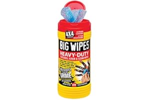 AMEISEYE Big Wipes BGW2420 4x4 Heavy-Duty Cleaning Wipes (Tub 80)